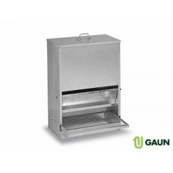 Tolva de apertura mecanica para aves 40 kg