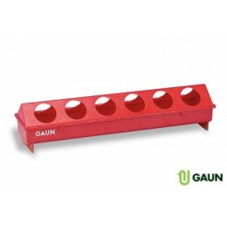 Comedero - bebedero para aves. 12 huecos