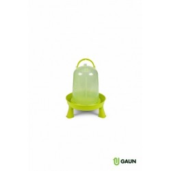 Bebedero Eco para aves 5 litros con patas. Pistacho