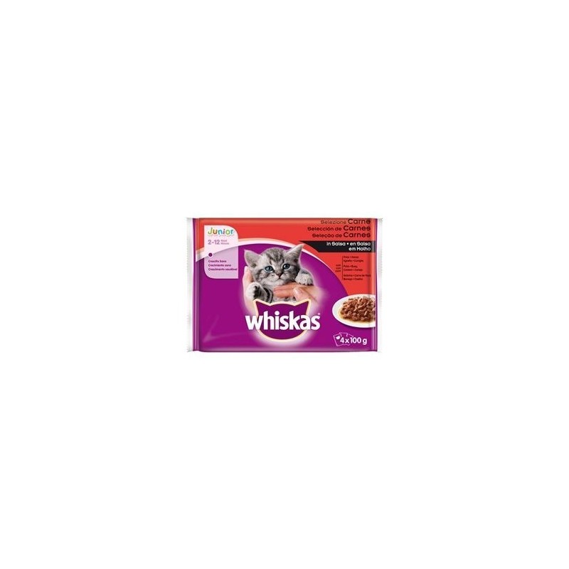 WHISKAS MULTIPACK SELECCION CARNES 1+