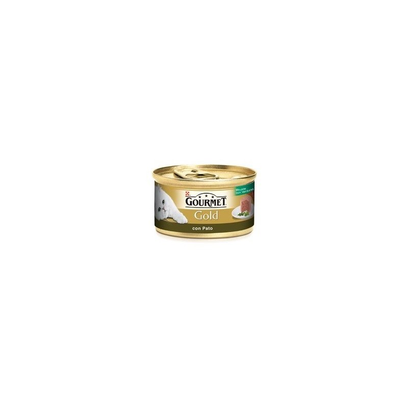 GOURMET GOLD MOUSSE PATO/ESPINACAS 85 g
