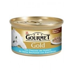 GOURMET GOLD GUISO CAZUELA PESCADO & ESPINACAS 85 gr.