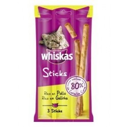 WHISKAS STICKS POLLO 28 x 18 g.