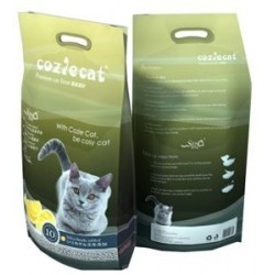 Bentonita aglomerante COZIECAT limon 10L.