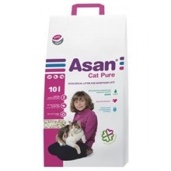 LECHO DE PAPEL ASAN CAT PURE 10 L.