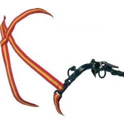 CABEZADA CUERO VAQUERA NYLON BANDERA