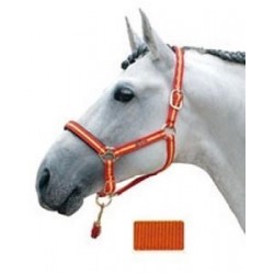 CABEZADA CUADRA NYLON COB FRAMBUESA