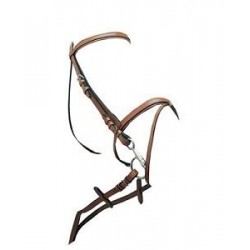 CABEZADA MONTAR CUERO R/CU 198 FULL MARRON