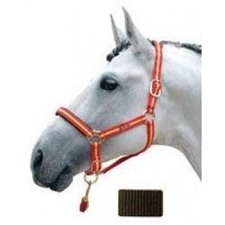 CABEZADA CUADRA NYLON PONY NEGRO