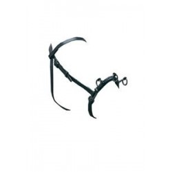 CABEZADA DE CUERDA CON SERRETA NEGRA