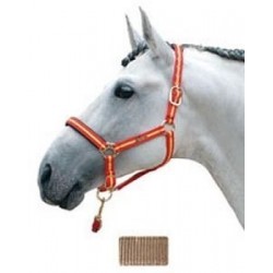 CABEZADA CUADRA NYLON COB GRIS